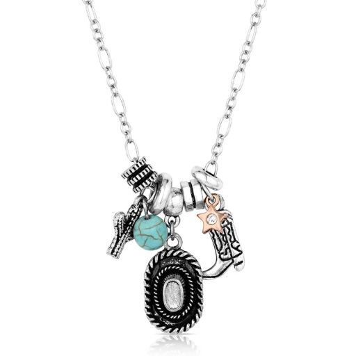 COUNTRY CONNECTIONS CHARM NECKLACE