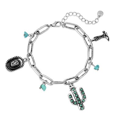 Montana Cowgirl Charm Bracelet