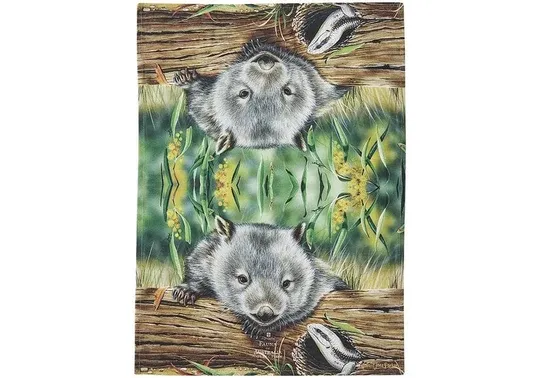 Ashdene Kitchen Towel Asst, Pattern: Wombat &amp; Lizard