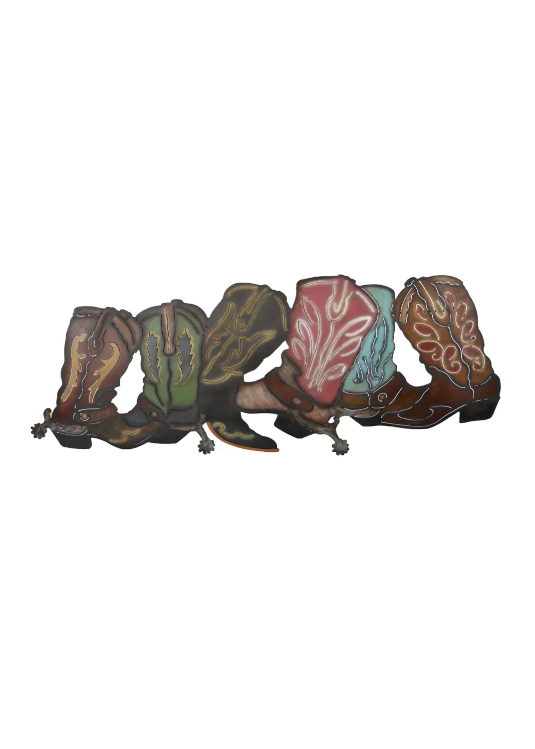 Pure Western Boot Wall Hanging