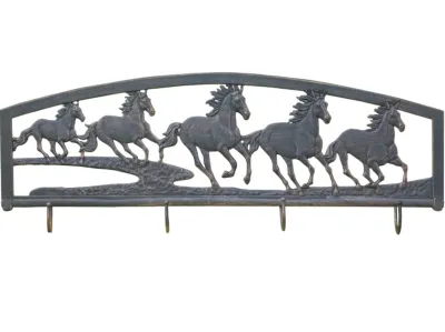Cast Wall Art Coat Rack - Large