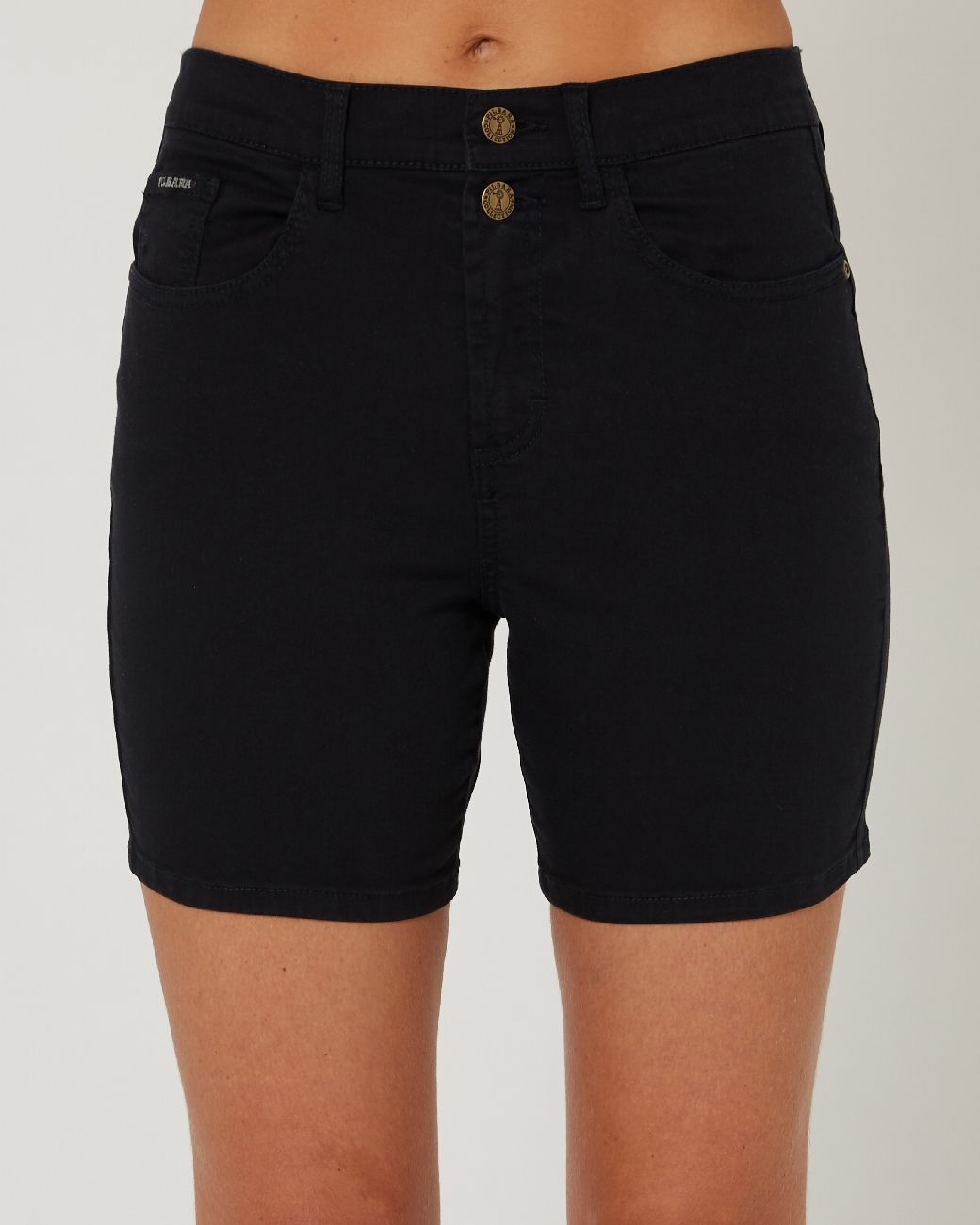 MIA Cotton Stretch Shorts, Colour: Navy, Size: S
