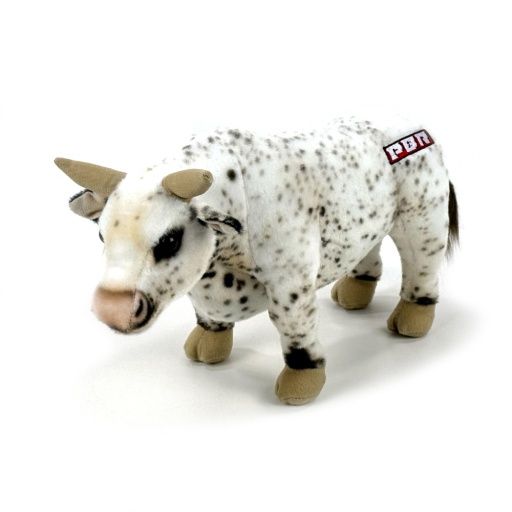 14" PBR PLUSH BULL, Colour: SPECKLED