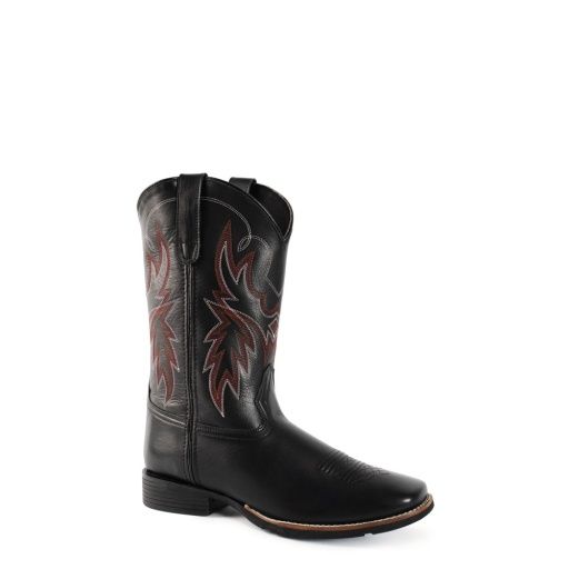 MEN'S SENDERO, Colour: BLACK LEATHER, Size: 8.5