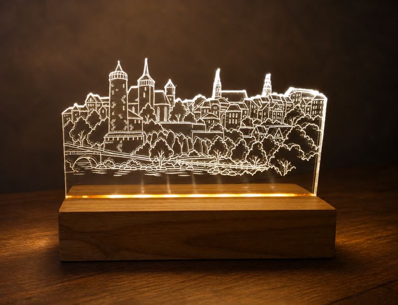 LED Stadtpanorama Bautzen