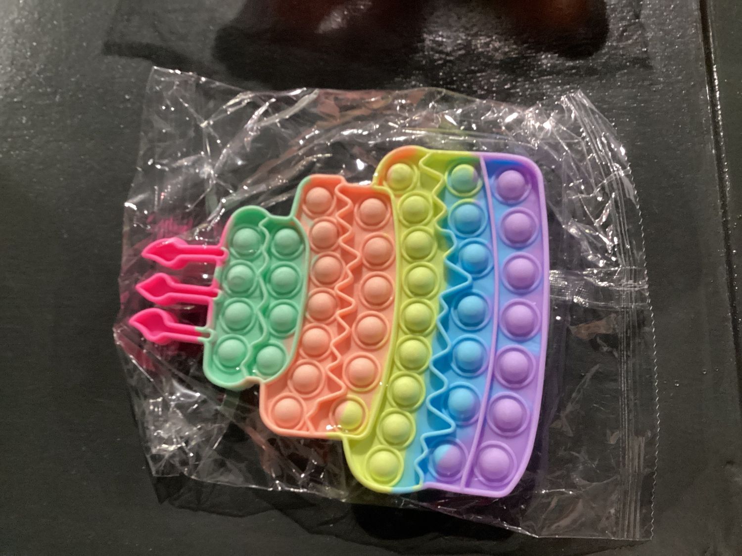 Bright Birthday Cake Fidget Popper (Each)