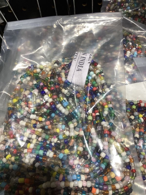 27&quot; Multicolor Glass Bead Necklace (Dozen) GL089