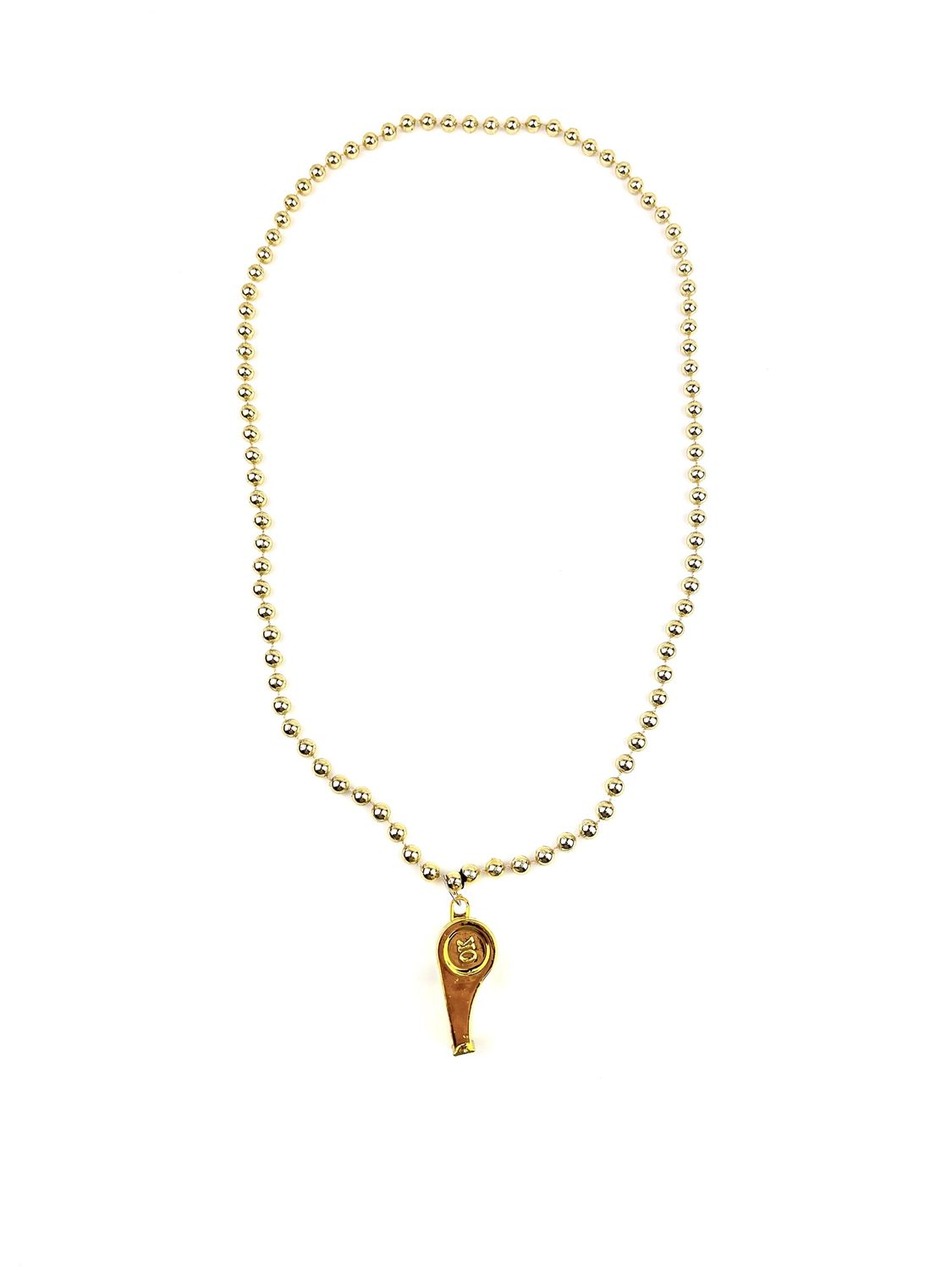 33" Whistle Necklace - Assorted Colors single