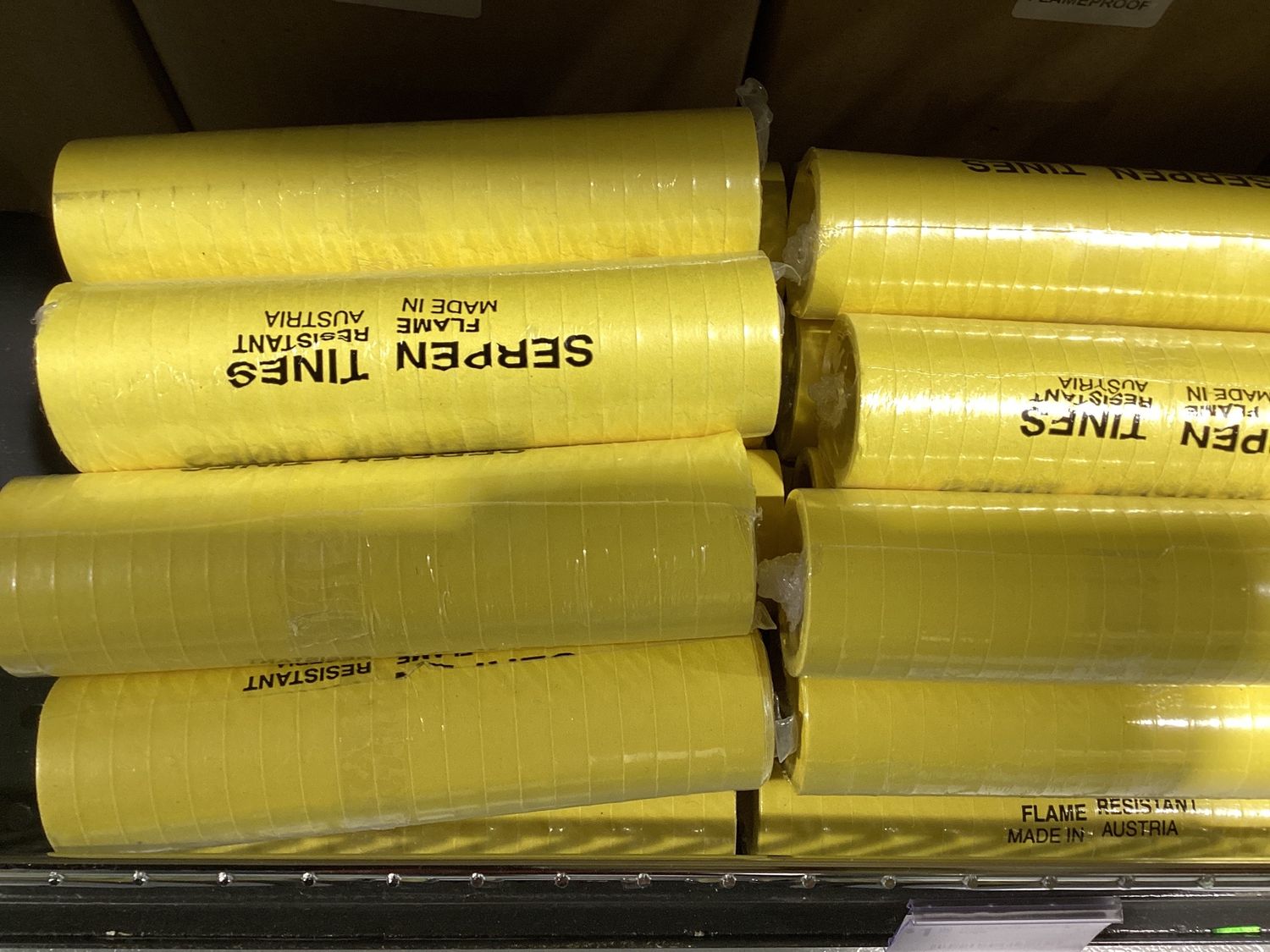 Gold Serpentine Streamers single