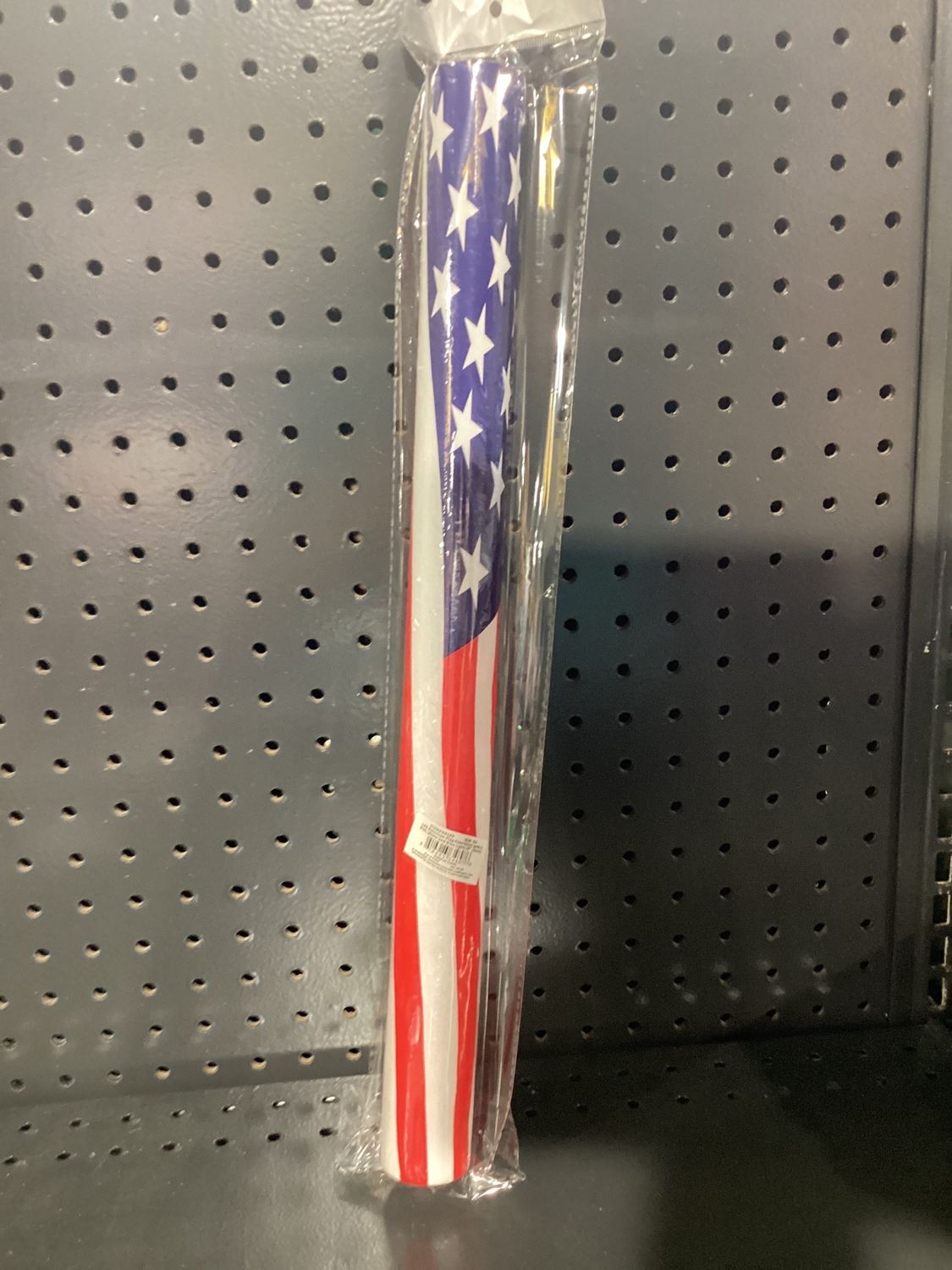 LED American Flag Foam Baton with 6 White Lights 18" (each)