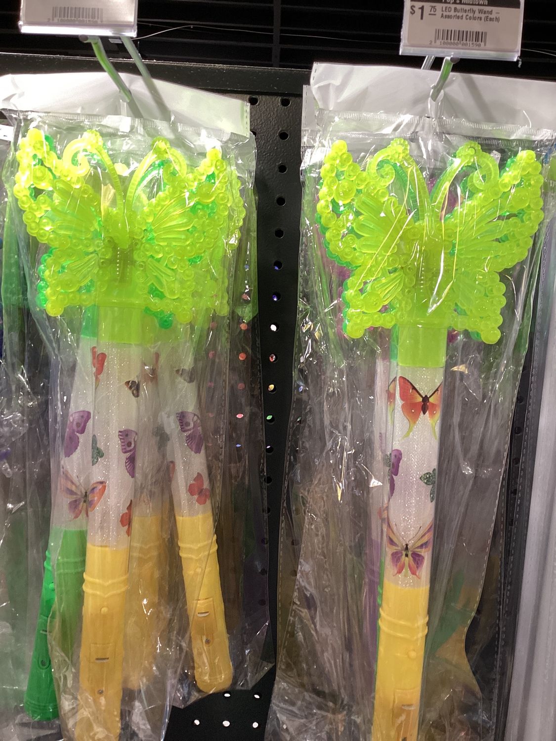 LED Butterfly Wand - Assorted Colors (single)