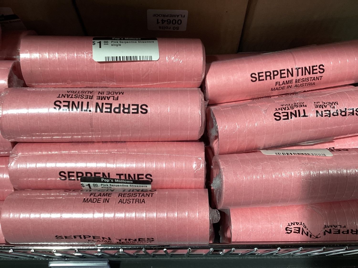 Pink Serpentine Streamers single