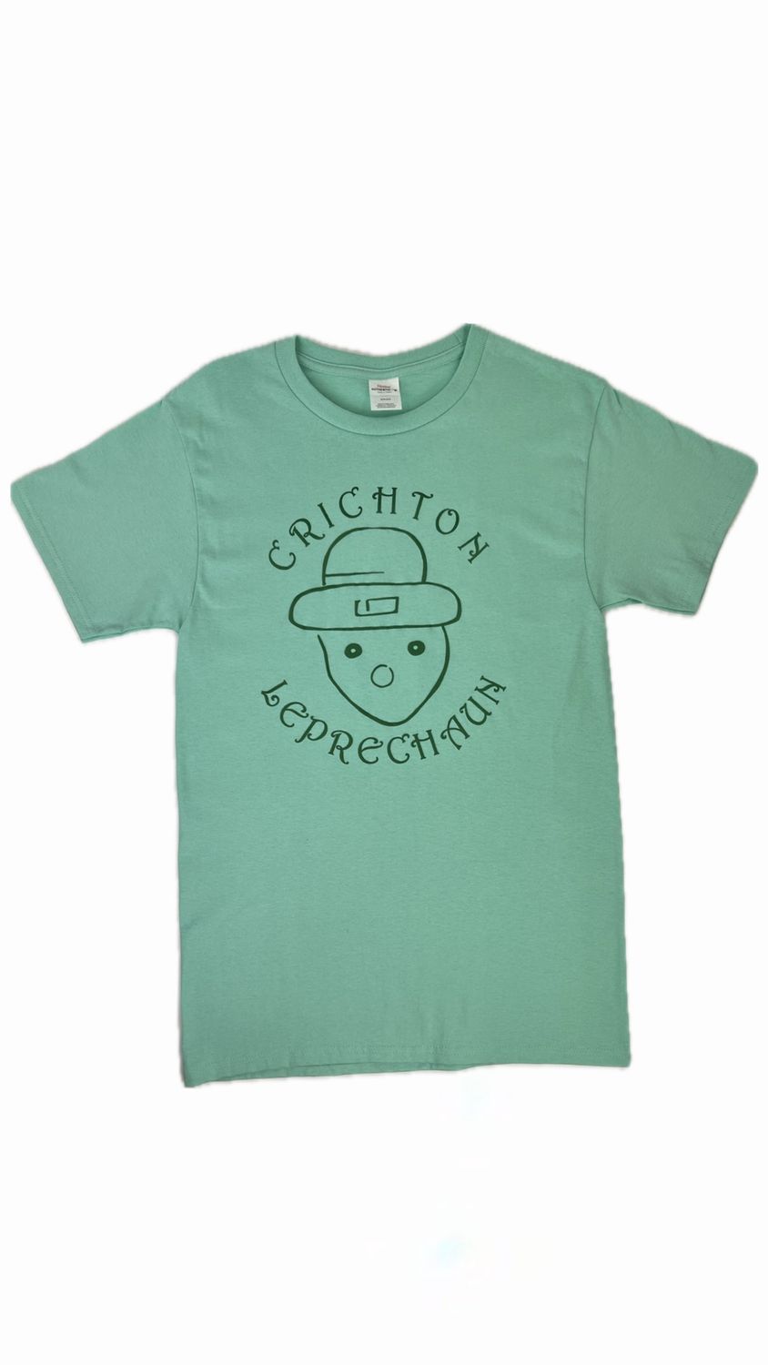 Crichton Leprechaun Tee - Light Green Short Sleeve, Size: Small