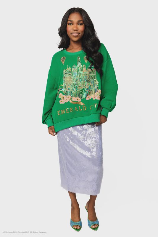 Licensed Emerald City Green Sweatshirt
