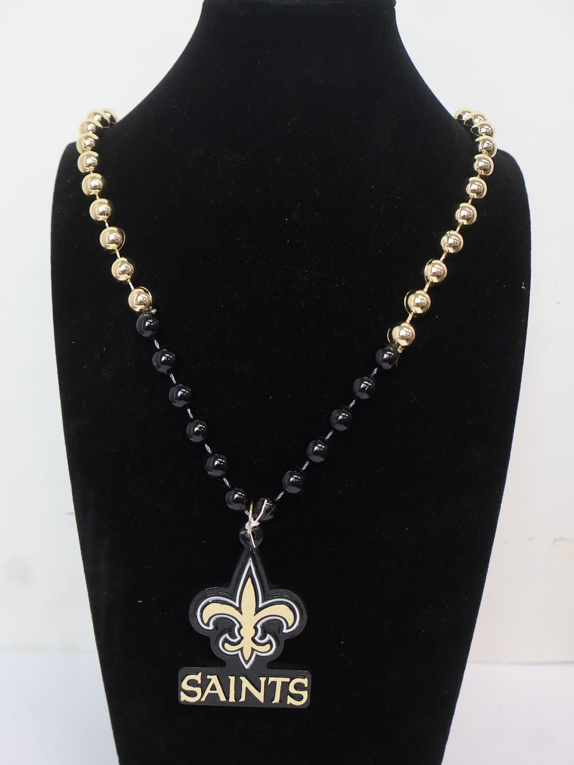 36" NFL Licensed New Orleans Saints Fleur de Lis Bead (Each) LIC122