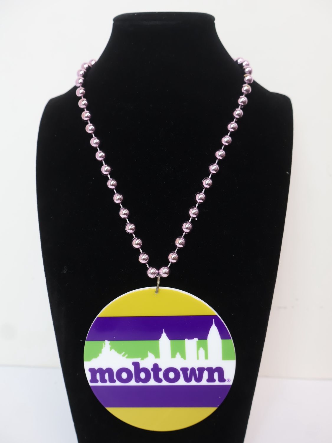 mobtown Skyline - Mardi Gras Medallion - single