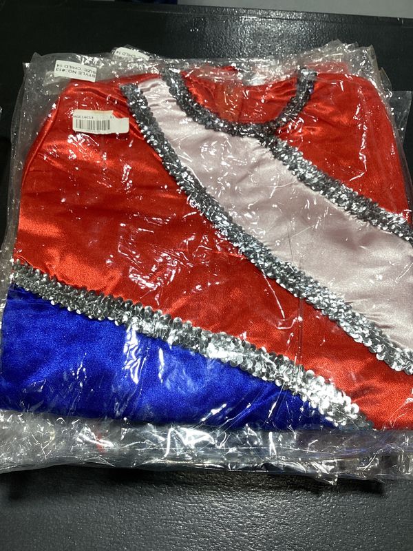 #13 - Red Costume with Blue and White Trim - Child's Size (Each)