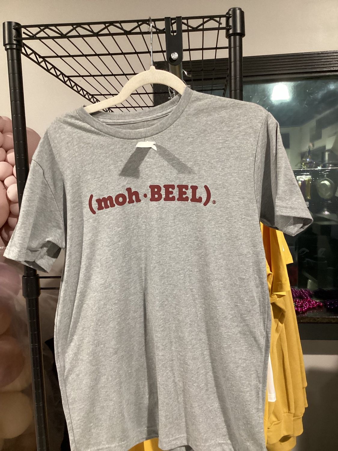 (moh-BEEL)- Heather Grey- XL