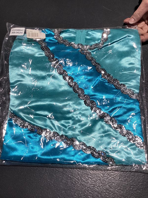 #6 - Marine Blue Costume with Aqua Trim - Child's Size (Each)