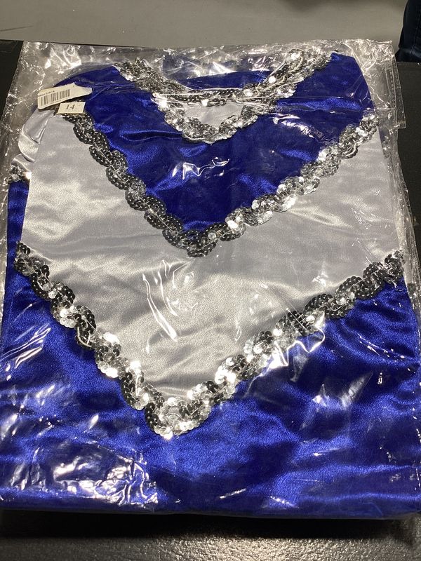 #4 - Navy Blue Costume with Gray Trim - Child's Size (Each)