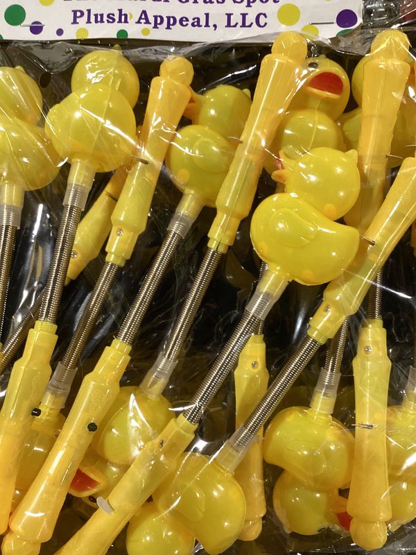 10" Light Up Ducky Wand (Dozen)