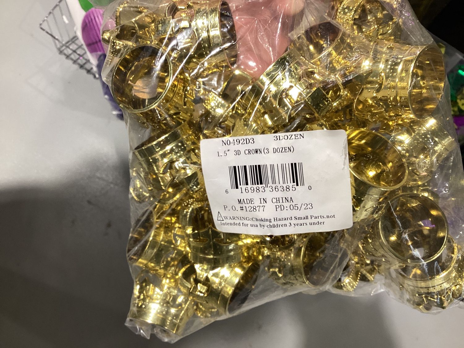 1.5" 3D Crowns (3 Dozen)