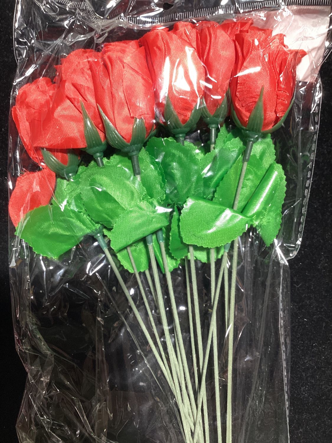 11.5&quot; Silk Roses - Red (Dozen)