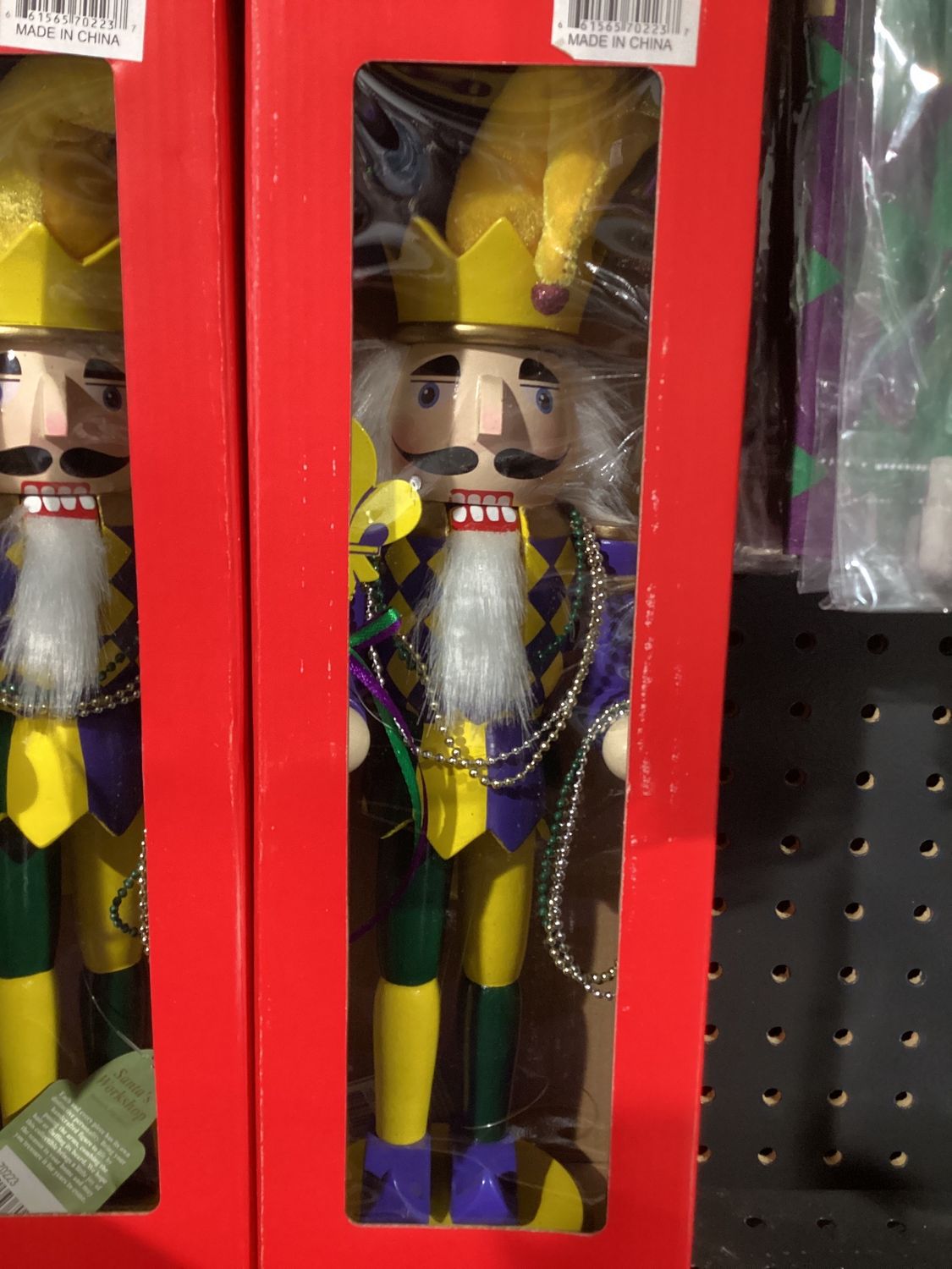 14.5" Mardi Gras Jester Nutcracker (Each)