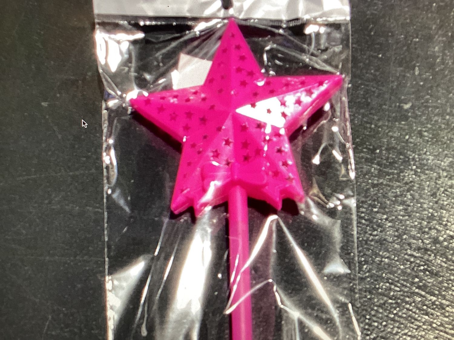 14" LED Star Wand with Bow Detail - Assorted Colors (Dozen)