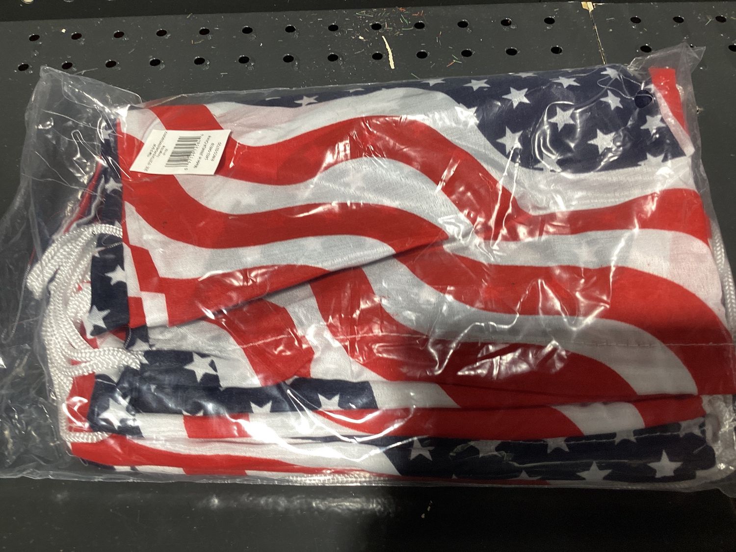 15" Stars and Stripes Drawstring Backpack (Dozen)