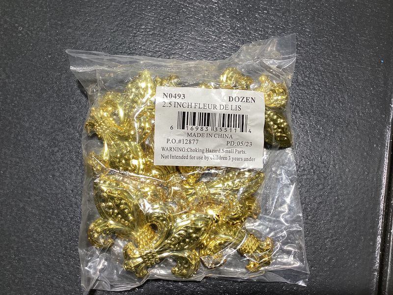2.5" Fleur de Lis (Dozen)