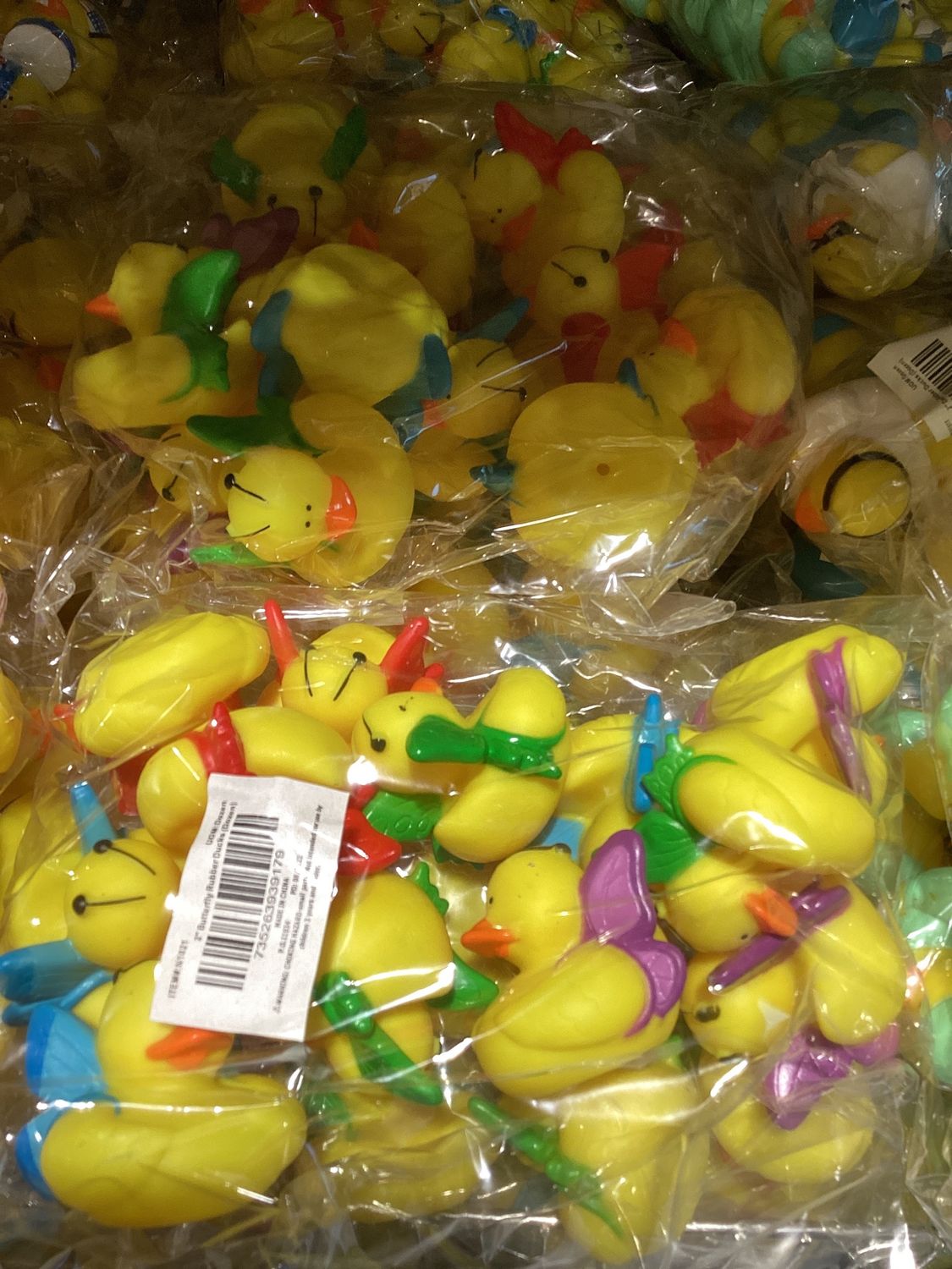 2" Butterfly Rubber Ducks (Dozen)