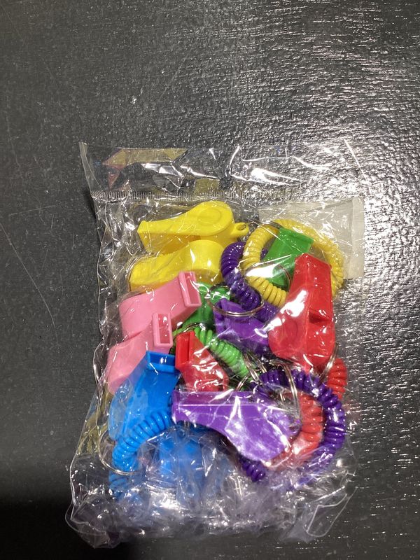 2" Spiral Whistle - Assorted Colors (Dozen)