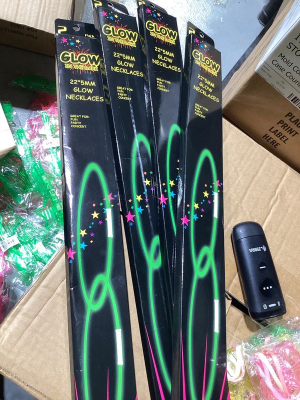 22" Green Glow Necklace (Pack of 2)