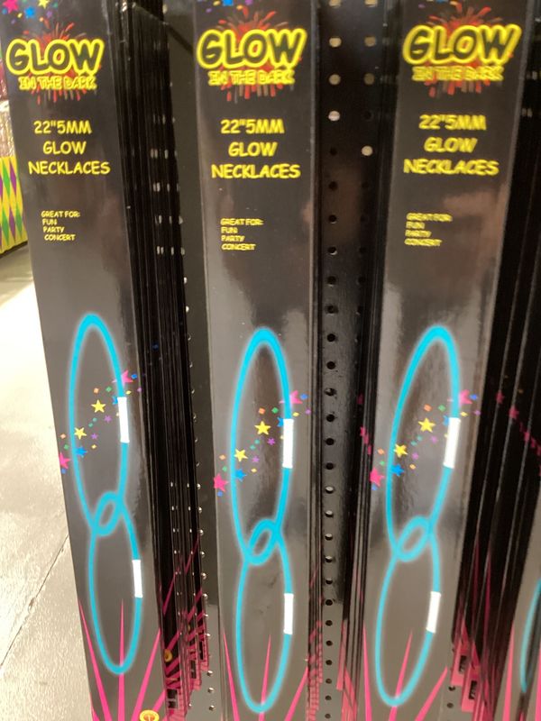 22" Blue Glow Necklace (Pack of 2)