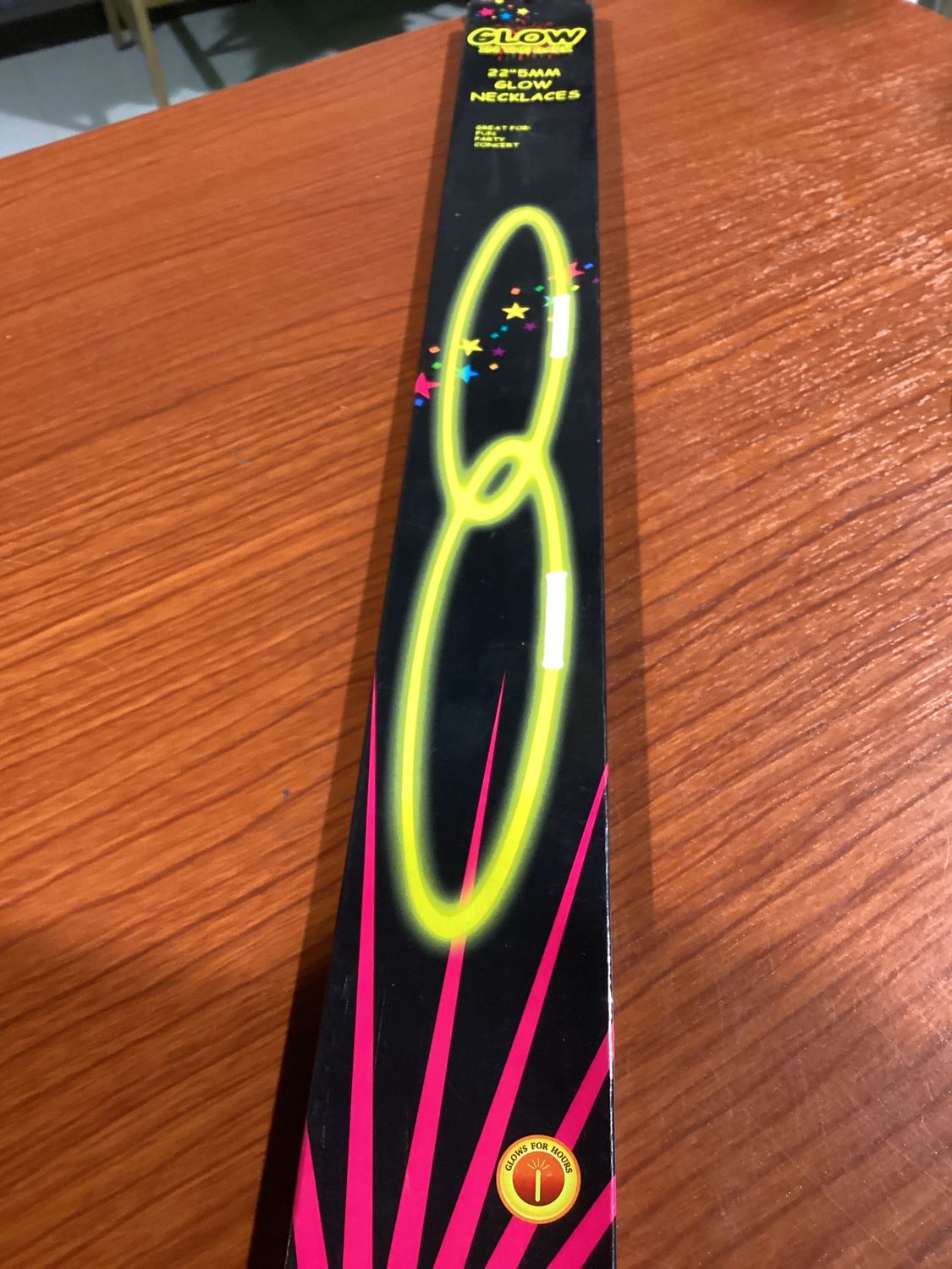 22" Yellow Glow Necklace (Pack of 2)