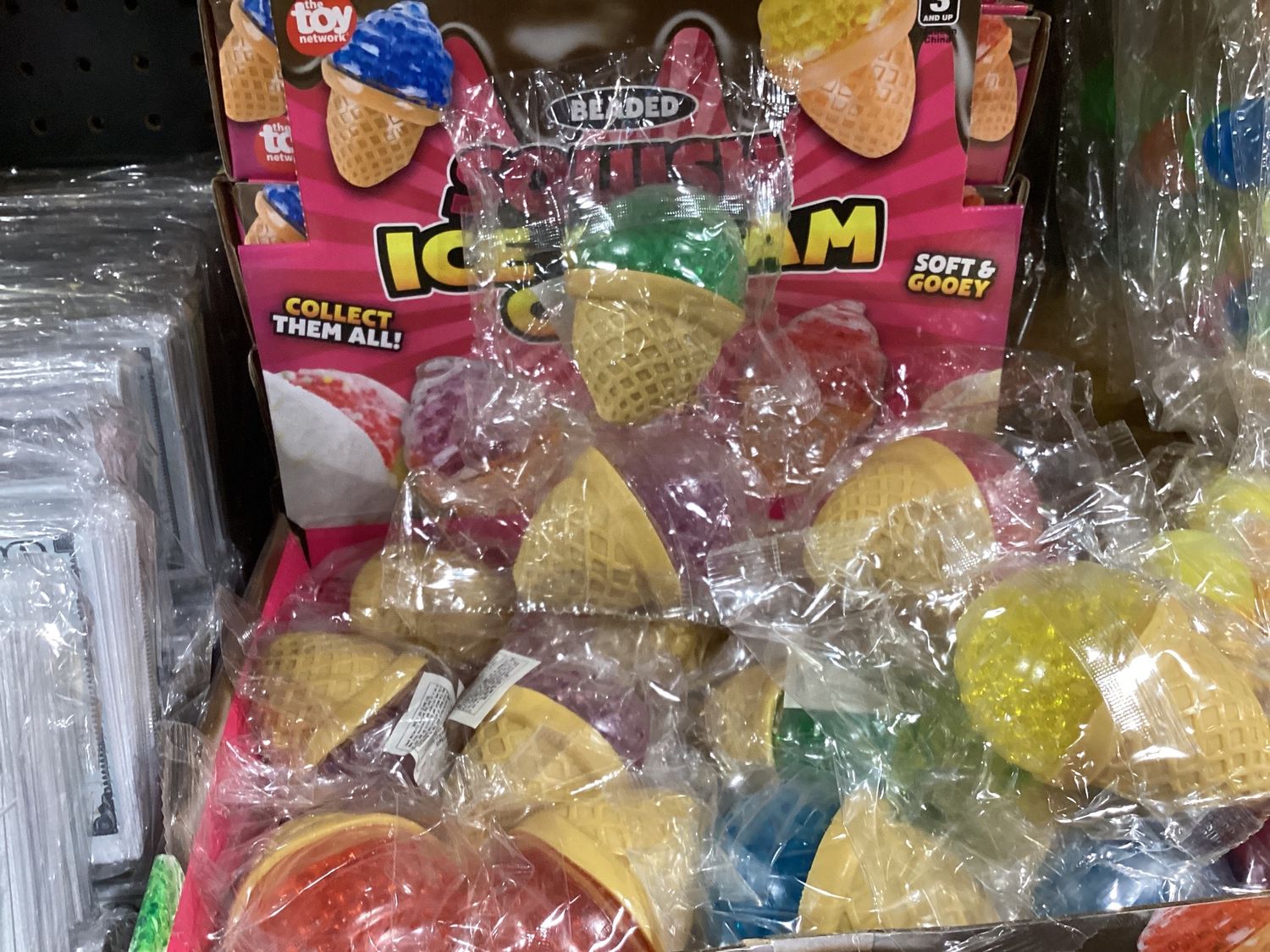 3.5" Beaded Squish Ice Cream Cone (Each)