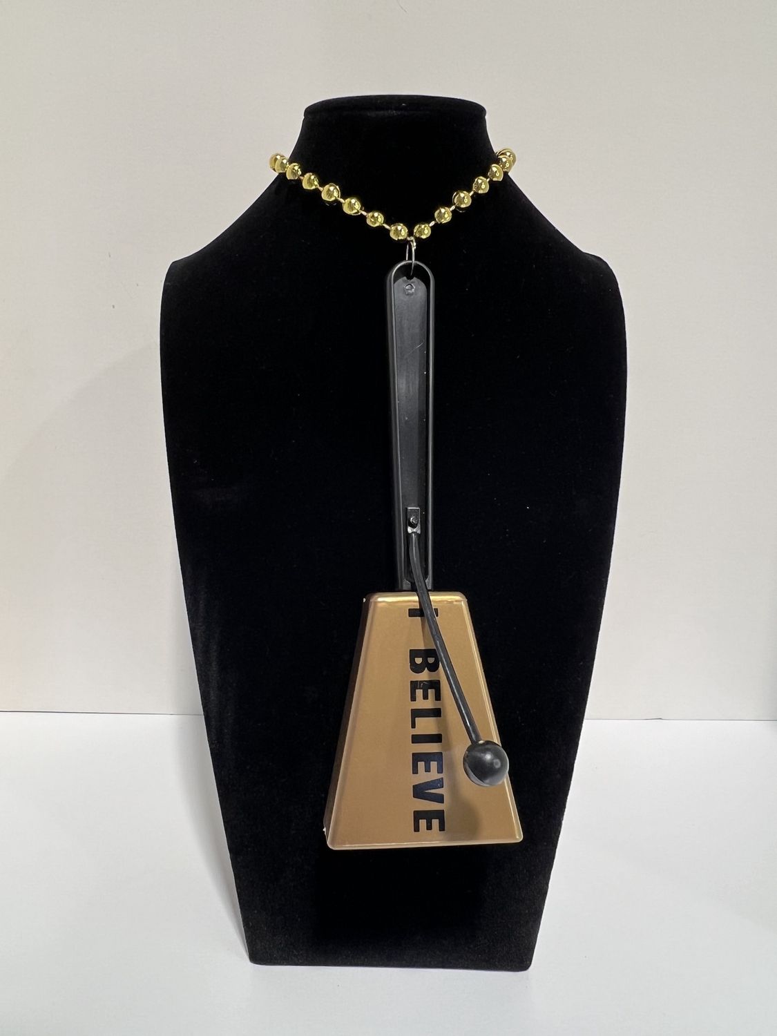 33&quot; 7.5mm Gold Noisemaker Black or Gold Beads single