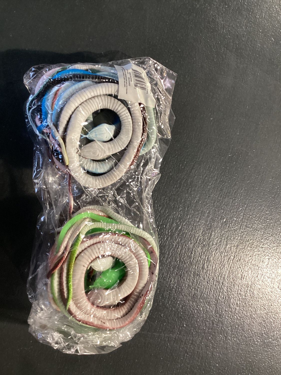 29.5" Rubber Snakes - Assorted Colors (Dozen)