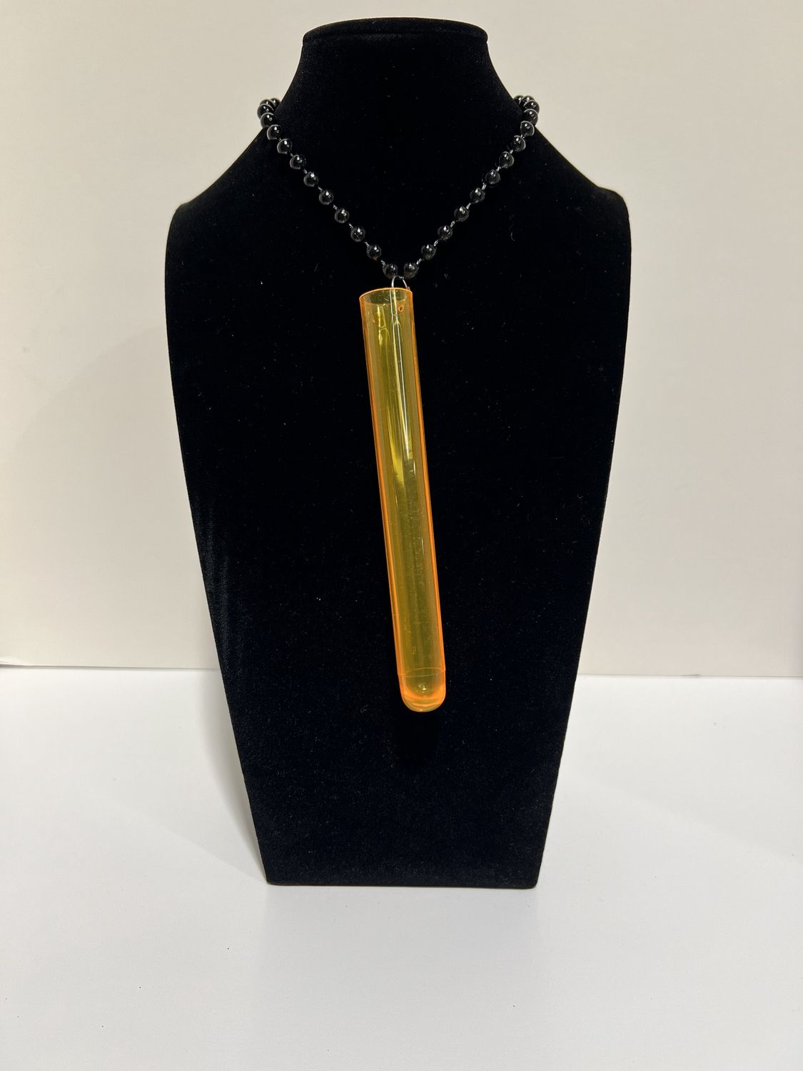 33" 7mm Black with Neon Test Tube Glass (Dozen)