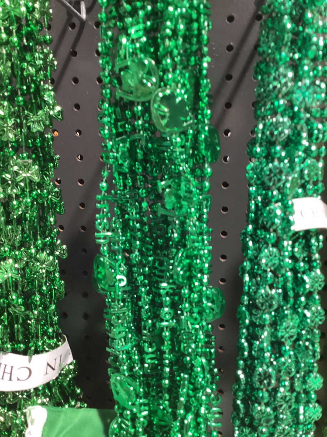 36" Luck of The Irish Bead Necklace (Dozen)