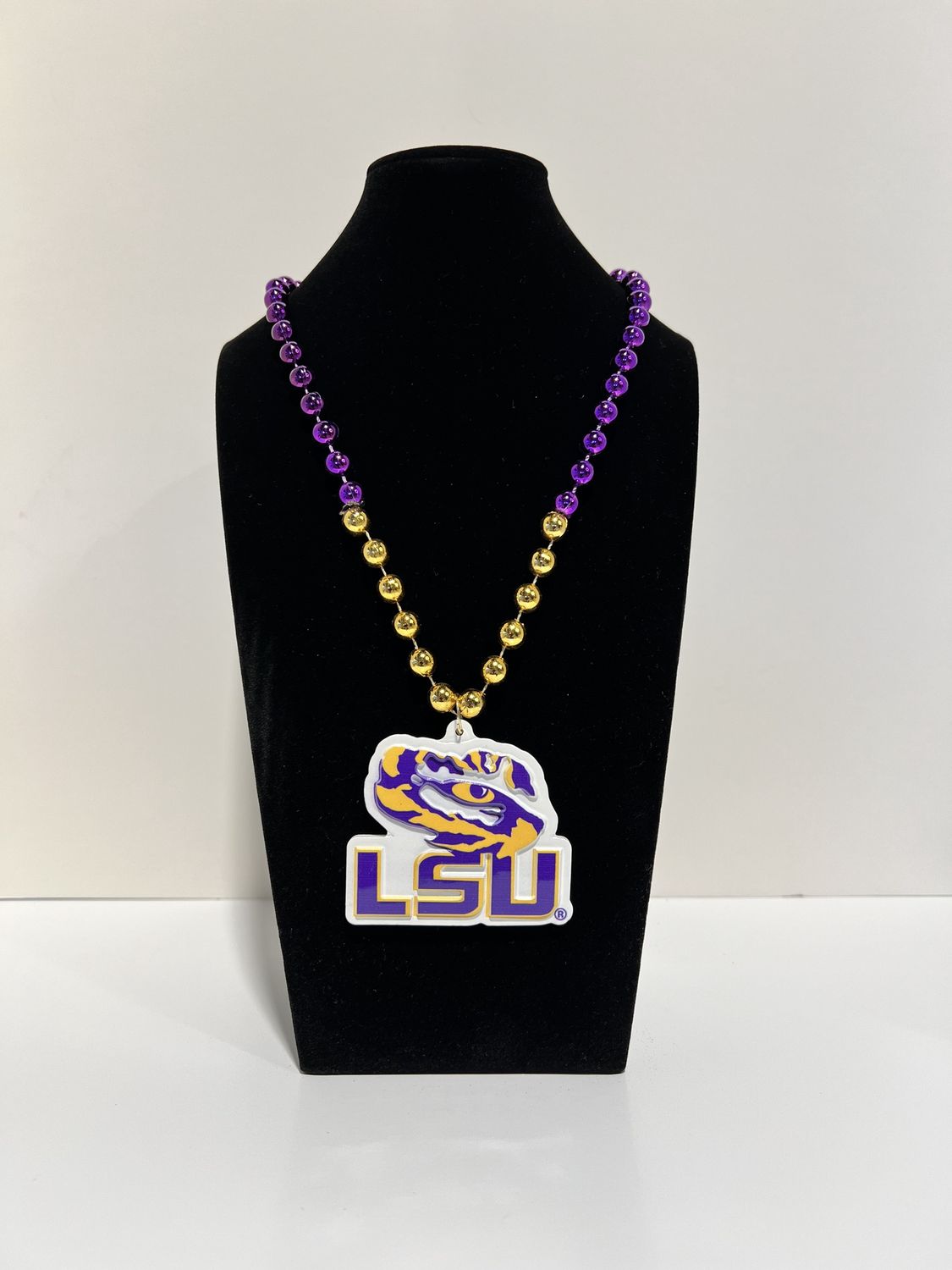 36" LSU Eye of The Tiger Collegiate Bead (Each)