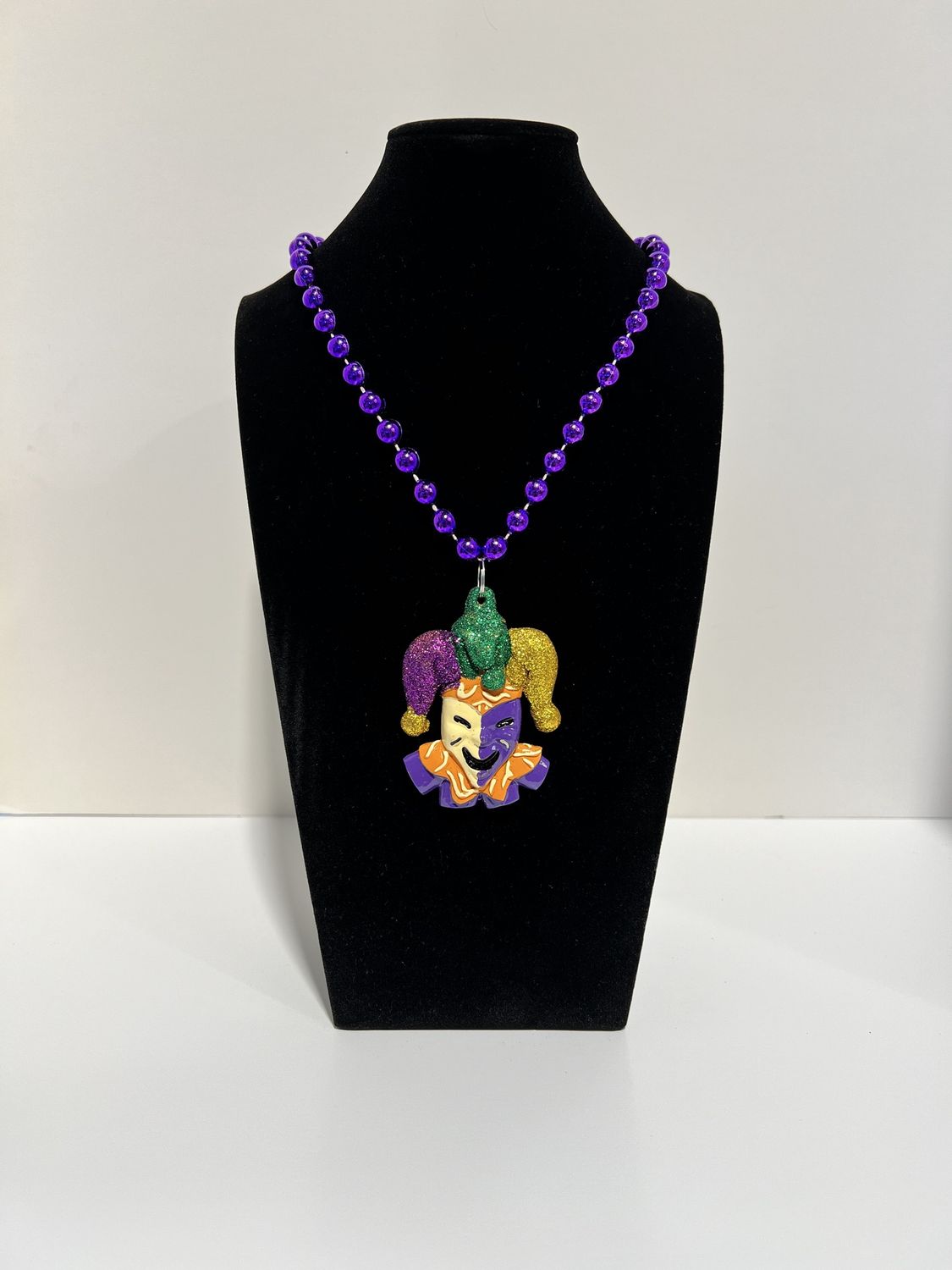 36" Glitter Jester Medallion single