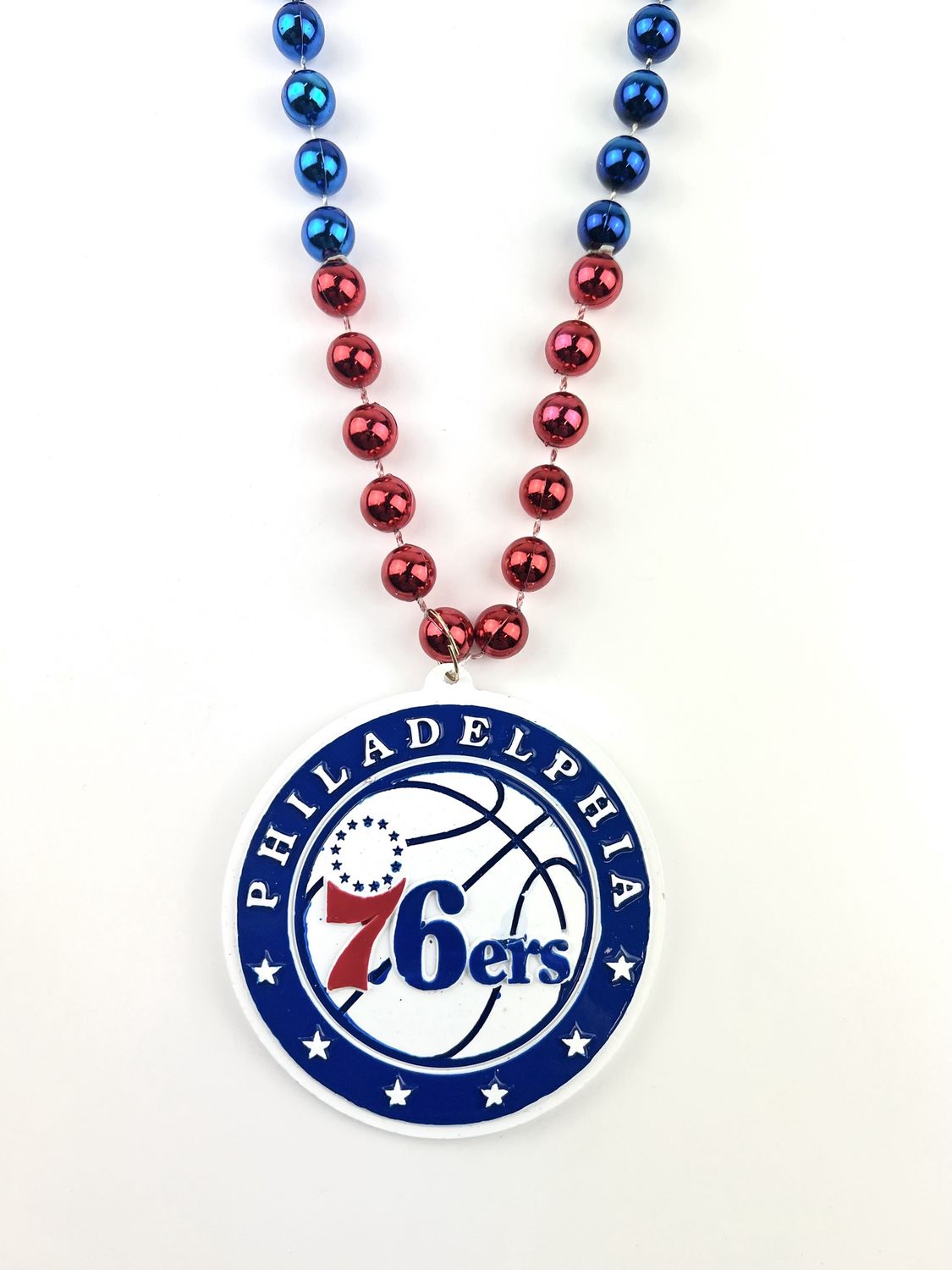 36" NBA Licensed Philadelphia 76ers Bead (Each)