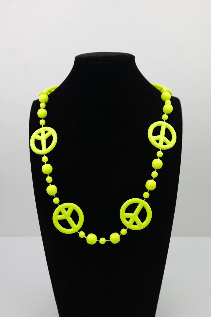 36" Large Peace Sign Neon Colors single