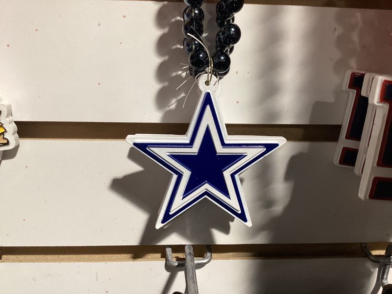 36&quot; NFL Licensed Cowboys Logo and Wordmark Bead (Each)