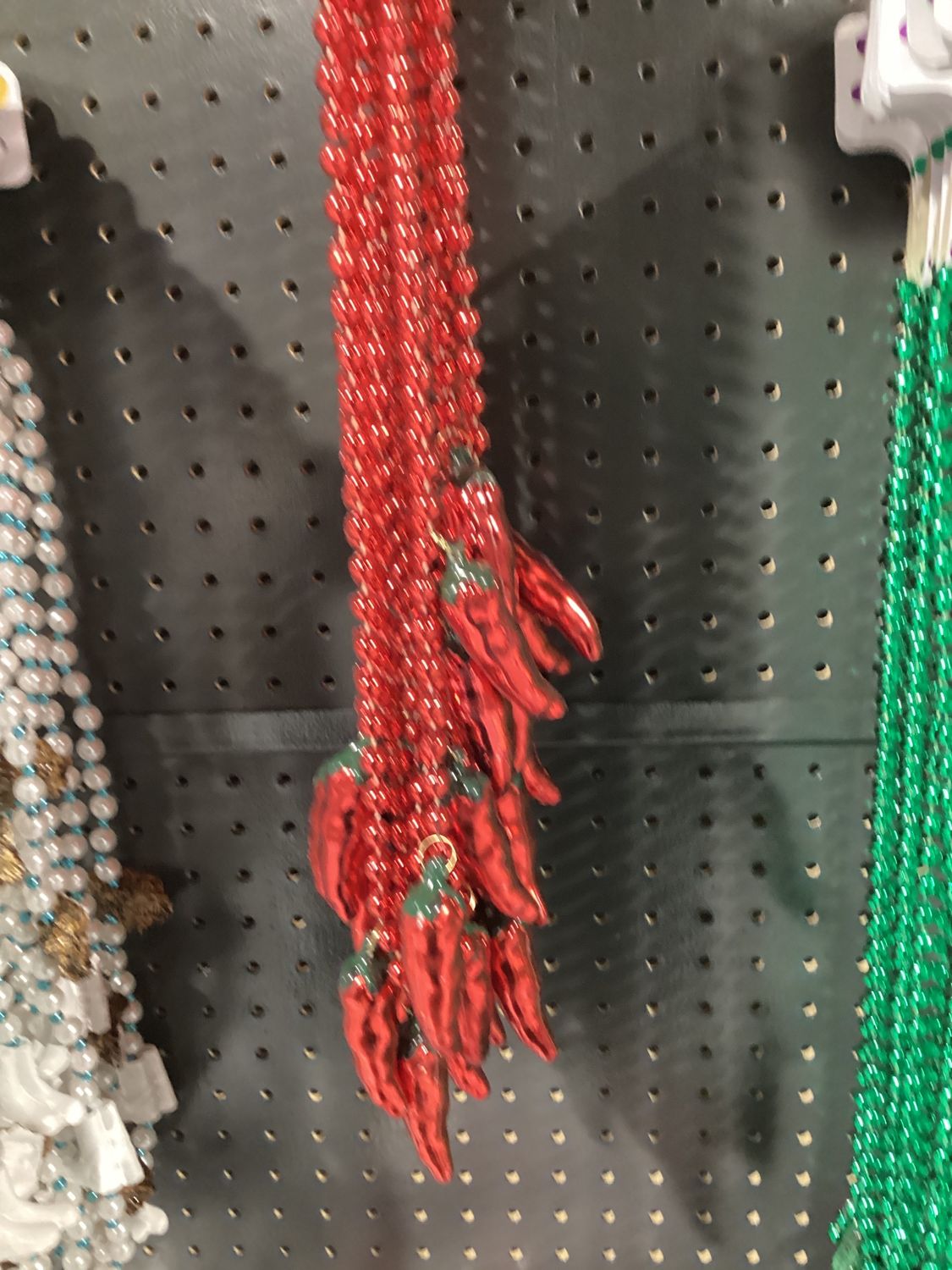 36&quot; Red Chili Pepper Bead (Dozen)