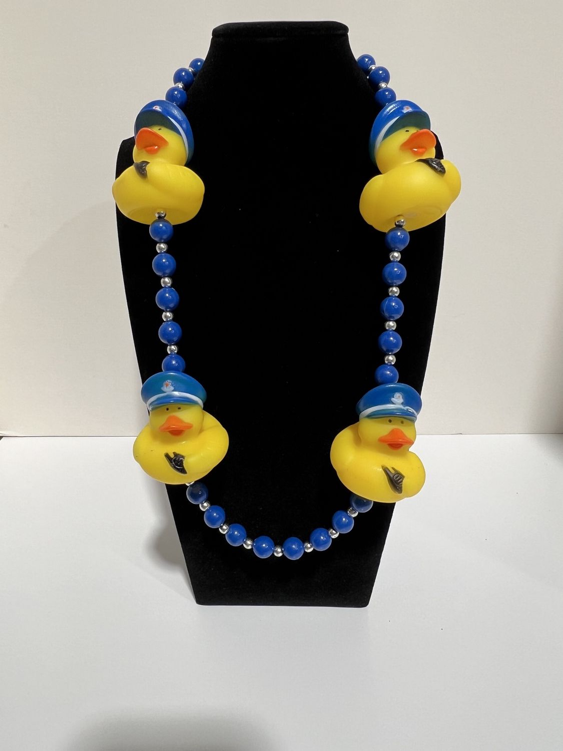 42" Policeman Rubber Duck Mardi Gras Beads (Dozen)