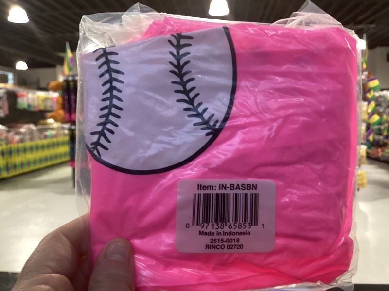 42" Inflatable Baseball Bat - Assorted Colors (Each)