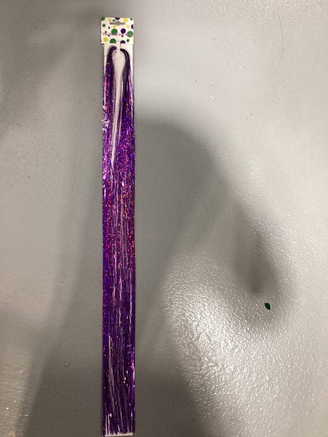 48" Purple Hair Tinsel Extensions (Each)